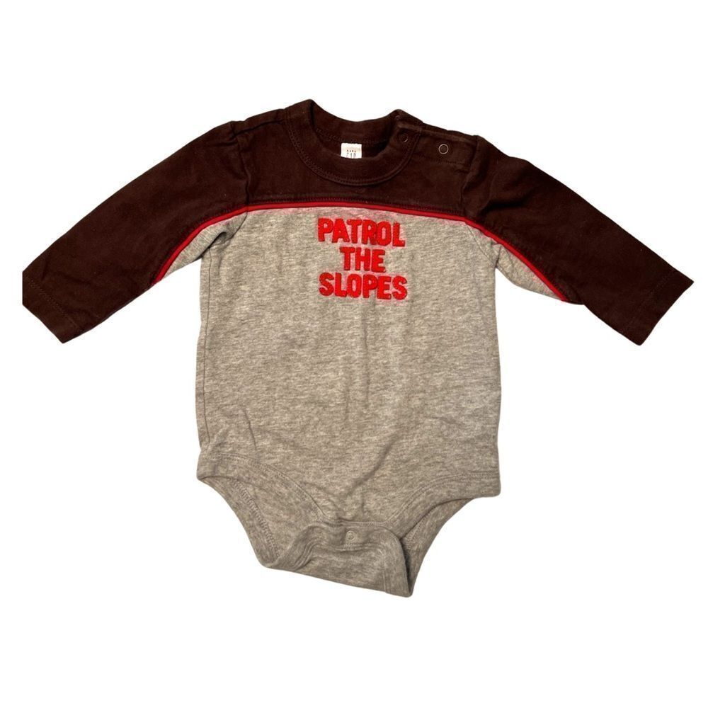 ‎Baby Gap “Patrol the Slopes” Onesie 3-6 months